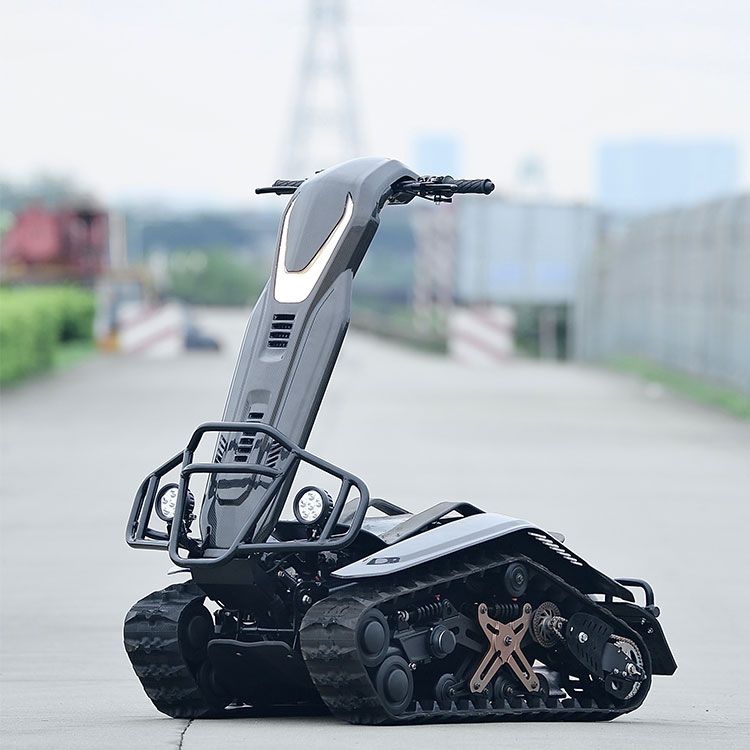 Riding the White Wave: The Inspiration Behind Electric Snowmobile-Standing