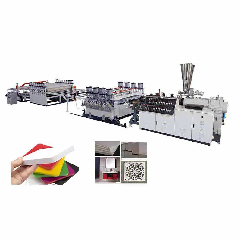 The working principles of Second-hand PVC Foam Board Machine