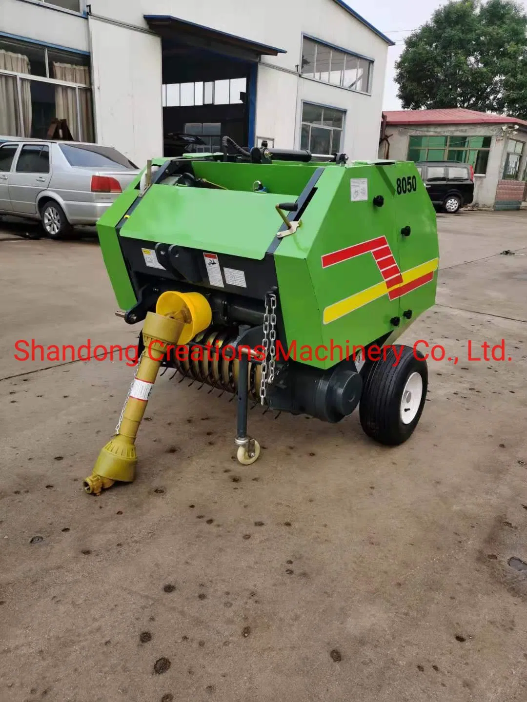Factory Supply Tractor Pto Driven Mini Round Baler with 93cm Pick up Width
