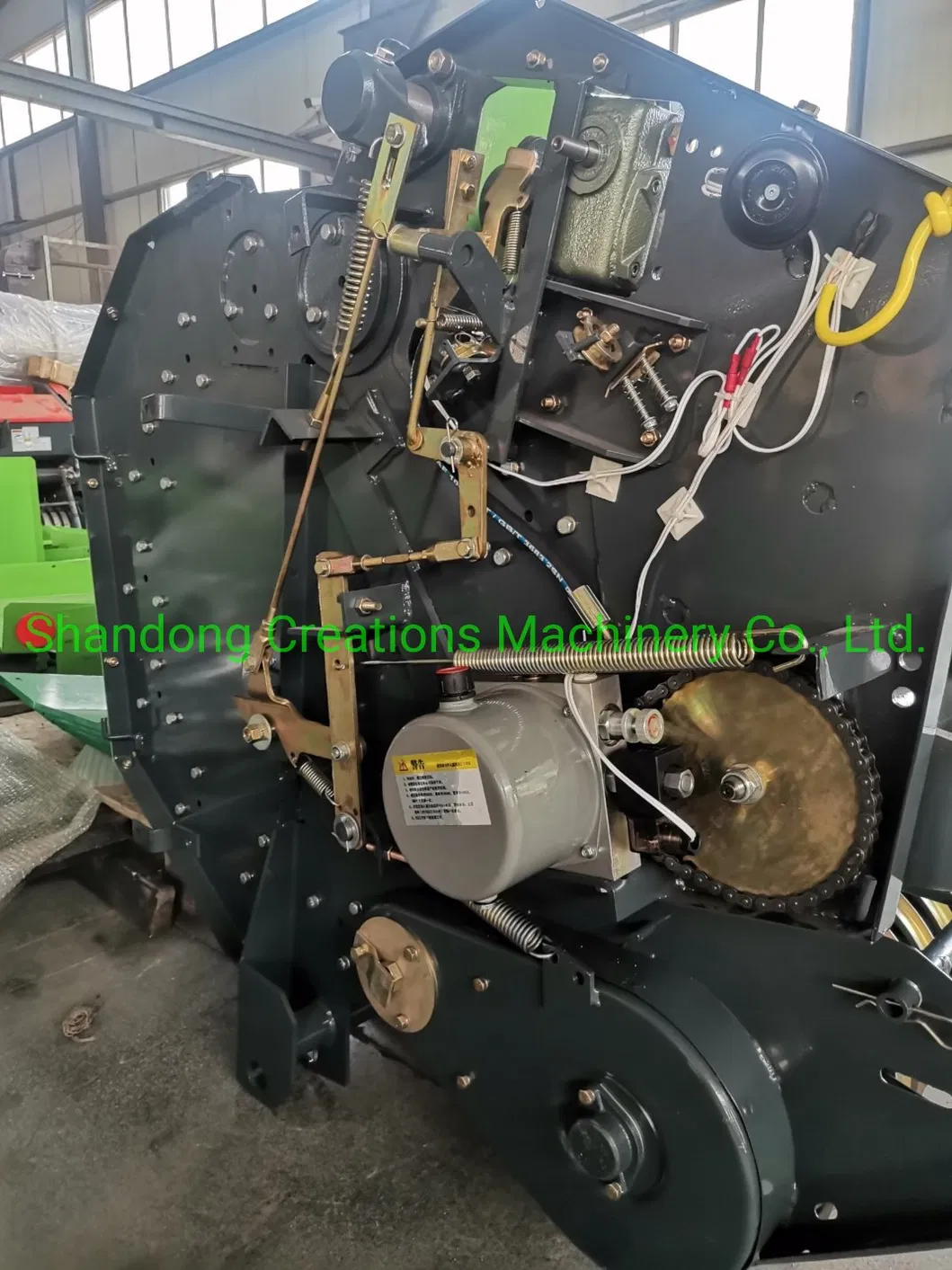 Factory Supply Tractor Pto Driven Mini Round Baler with 93cm Pick up Width