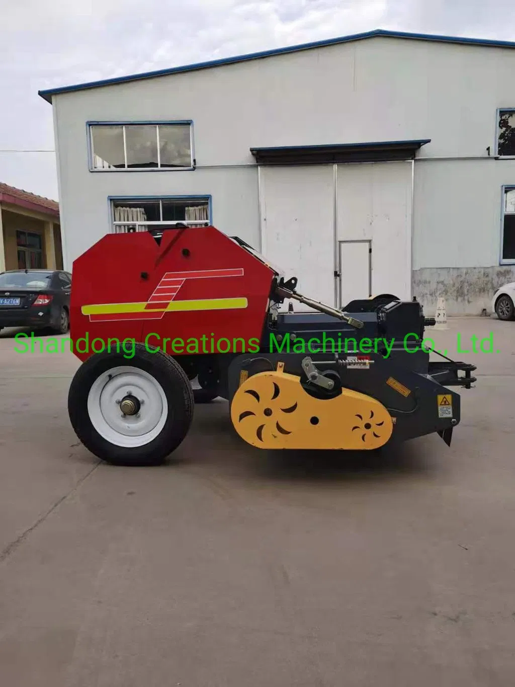 Factory Supply Tractor Pto Driven Mini Round Baler with 93cm Pick up Width