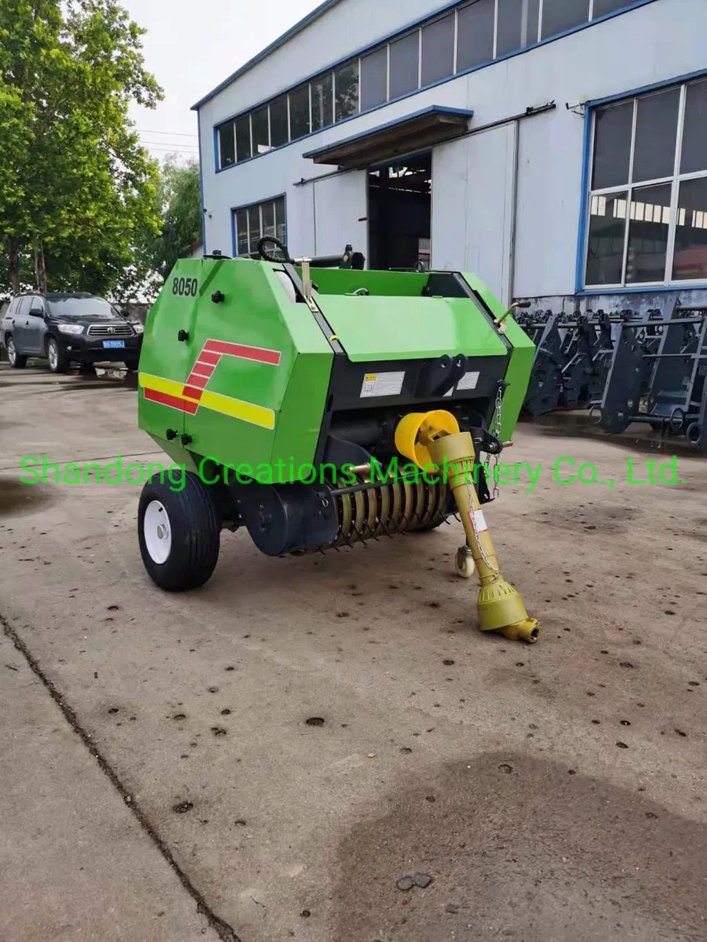 Factory Supply Tractor Pto Driven Mini Round Baler with 93cm Pick up Width
