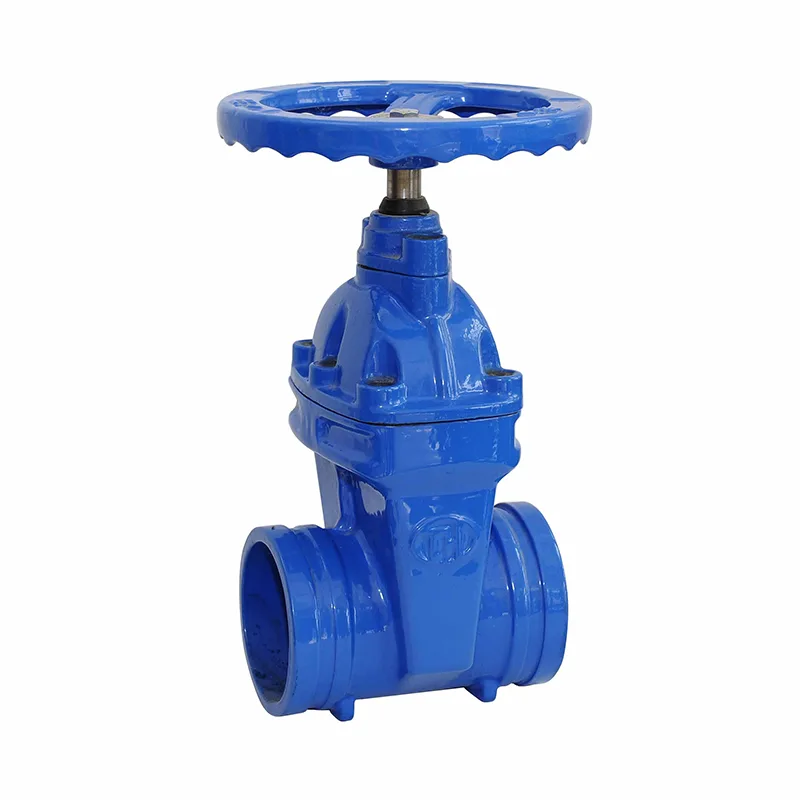 Non-rising stem groove gate valve